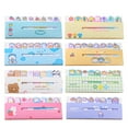 thumbnail image 1 of 8 juegos de pegatinas de índice para estaciones de clasificación de animales de dibujos animados, cuadernos de papelería creativos y lindos, 1 of 5