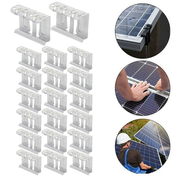 Clip de guía de agua de aleación de aluminio módulo solar fotovoltaico hebilla de drenaje de lodo