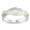 White Simulated Opal, variant on White Simulated Opal Roman Pattern Braided Ring Sterling Silver Size 7