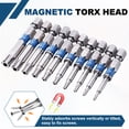 thumbnail image 4 of Broca Torx Uxcell TT30 1/4" Hex 2" Magnética a Prueba de Manipulaciones, 4 of 6
