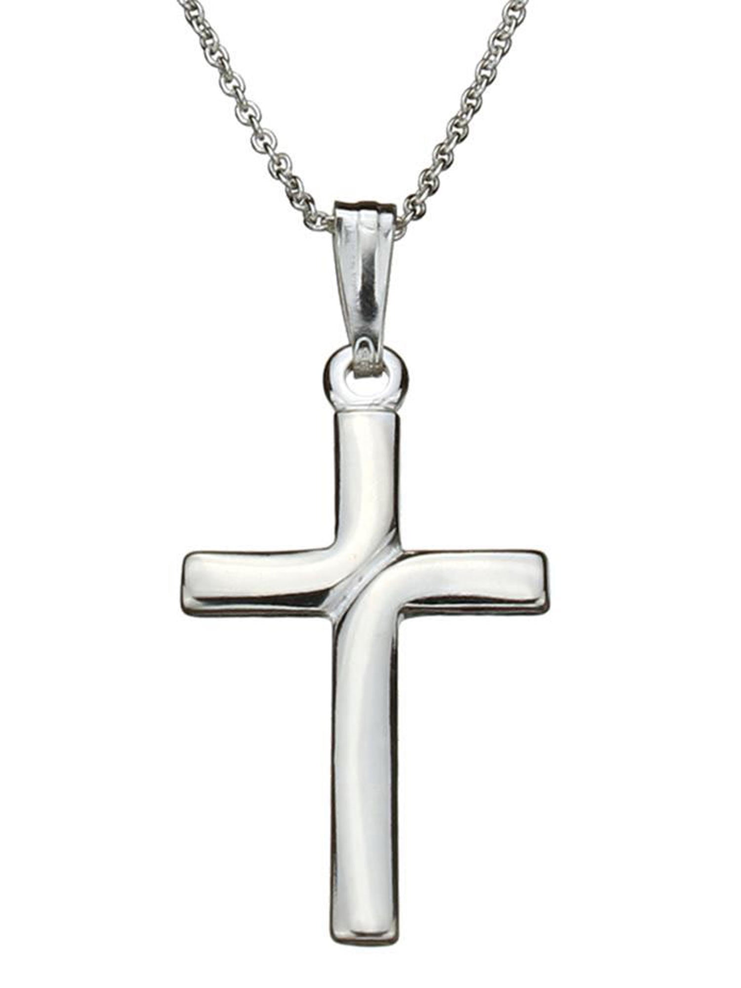 modern cross pendant