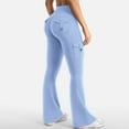 thumbnail image 5 of Kelon Yoga Pants, Workout Cargo Leggings with Pockets for Women Hidden Scrunch Butt Lifting Leggings Gym Yoga Pants, 2XL, 5 of 5