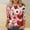 Multicolor, variant on SOOMLON Women Valentine's Day Tops Couple Valentines Gift Comfy 3/4 Sleeve Round Neck T Shirts Funny Heart Graphic Blouses Fashion Valentines Clothes 2025 Multicolor XL