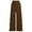 Brown, variant on Girls Wide Leg Corduroy Pants with Pockets Vintage Baggy Pants High Waist Casual Pants for Girls Girls Black Pants Kids Preppy Clothes 7-8 Years