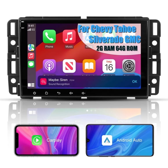 Pantalla táctil AWESAFE 8 estéreo para coche con CarPlay/Android Auto