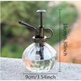 thumbnail image 2 of Vintage Pumpkin Watering Can Lianshi Watering Glass Watering Pot Spritzer with Bronze Plastic Top Pump One Hand Watering CanSprayer 250ml (Blue), 2 of 4