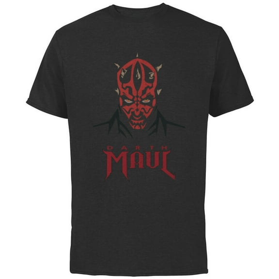 Star Wars Darth Maul Sith Lord - Short Sleeve Cotton T-Shirt for Adults - Customized-Black