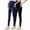 Navy, variant on breaise 2PC Women's Maternity Leggings Maternity Yoga Pants Elastic Waist Pregnancy Leggings Maternity Clothes