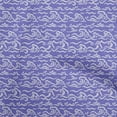 thumbnail image 1 of oneOone Polyester Spandex Purple Fabric Asian Japanese Wave Fabric For Sewing Printed Craft Fabric By The Yard 56 Inch Wide, 1 of 4