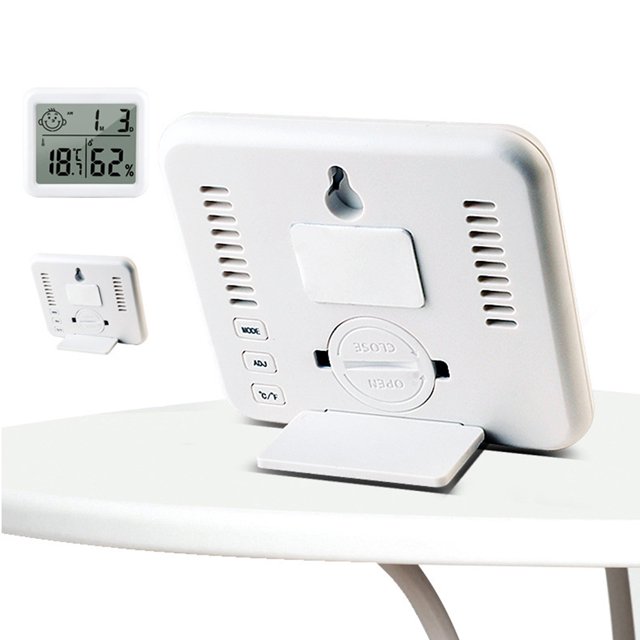Manómetro Digital Reloj despertador portátil pastable con termómetro digital de 0,8 mm para herramientas de piscina Likrtyny Para estrenar