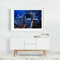 thumbnail image 2 of Over Downtown 03 - Seattle Washington Photography White Framed Wall Art Print 16 x 24 inches, 2 of 3