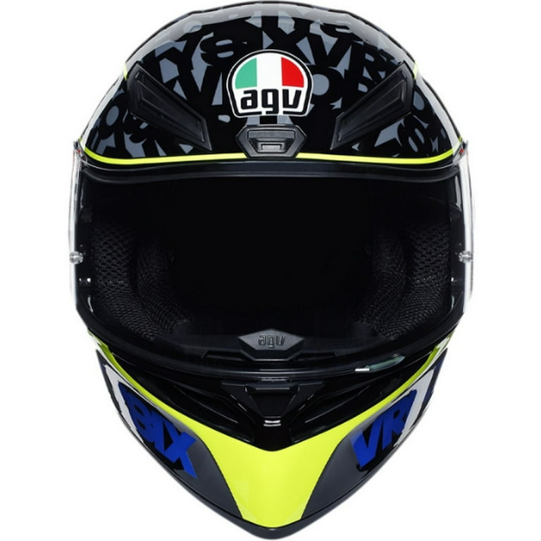 ガック！　　agv k1 ロッシ　VR 46 AGV K1 Track 46 (VR46 Valentino Rossi) Helmet - MC Powersports