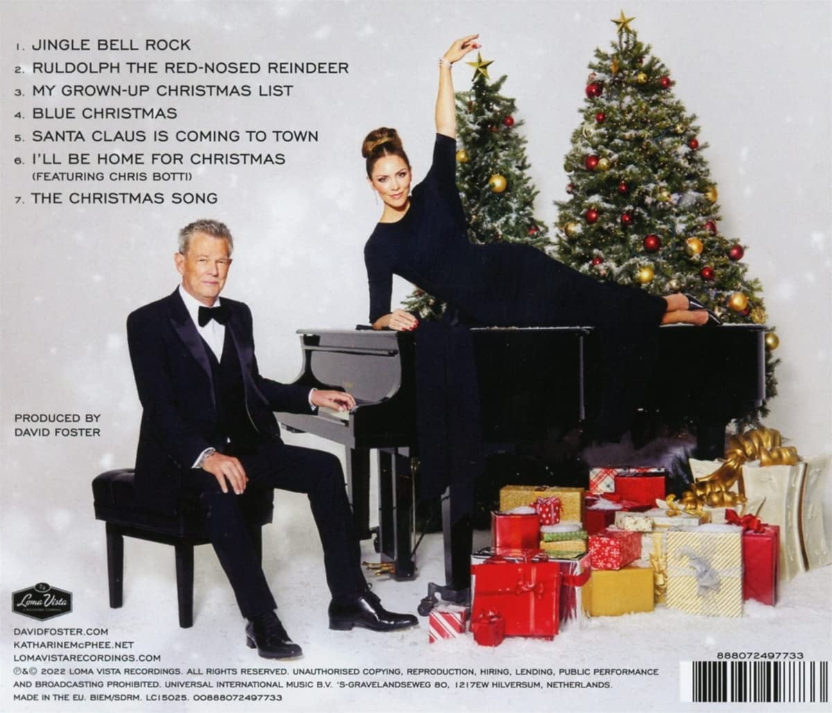 David Foster & Katharine McPhee - 2022 Christmas Songs CD - 7