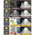 thumbnail image 4 of Lámpara colgante solar para jardines y gallineros: regulable en interior, con energía solar, sensor de cuerpo humano, carga automática durante el día, cable de 5 m, ahorro de batería para patio,, 4 of 5