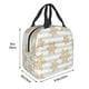thumbnail image 3 of Easygdp Gold Snowflake Bolsa Térmica Premium - Tela Oxford Impermeable, Gran Capacidad, Bolsillo Frontal, Unisex para Trabajo, Escuela, Actividades al Aire Libre y Picnics, 3 of 8
