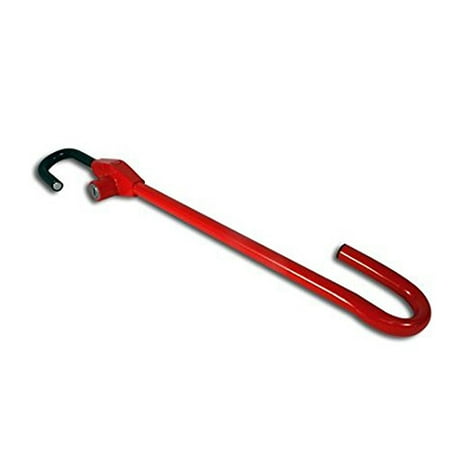 The Club Pedal-to-Wheel Lock Vehicle Anti-Theft Device, Red