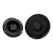 KENWOOD KFC-1698RS 6-1/2-In. 350-Watt-Max-Power 2-Way Full-Range Car Speakers, Black, 2 Pack, KFC-1698RS