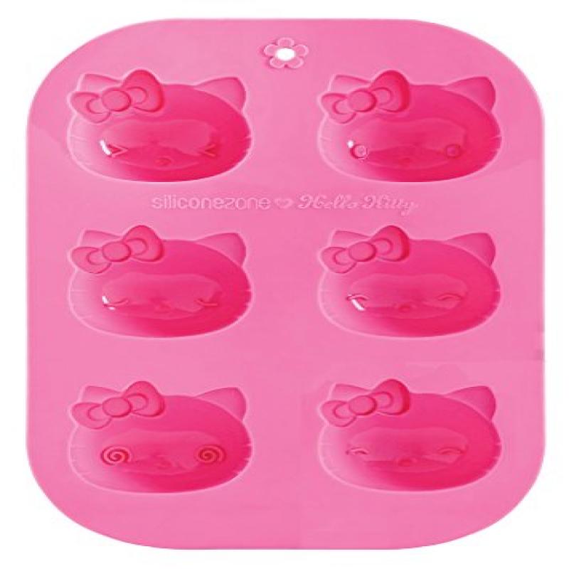 Silicone Zone Sz Hello Kitty Lot De 6 Moules A Gateau De Rose 1 12 X 1 12 X 1 12 Cm Silicone Patisserie Moules A Patisserie Centroarco Com