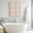 thumbnail image 4 of Canvas Wall Art, Colorful Polka Dot Framed Canvas Prints for Living Room Dining Room, Watercolor Rainbow Polka Dots Gallery Wrapped Wall Decor for Home Office, Gifts, 22"x28" Ship Next Day, 4 of 9