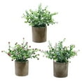 thumbnail image 4 of Fake Plant Potted Lifelike Small Artificial Greenery Plant Faux Plant Decoration, 4 of 10