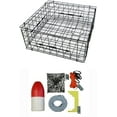 thumbnail image 1 of KUFA Vinyl Coated 28" Crab Trap with Lead Rope, flaot,Clipper,Bait case & Harness Combo (S70+CAC1), 1 of 1