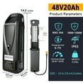 thumbnail image 2 of 48V 20Ah Lithium battery, w/ 40A BMS, Includes 2A Charger, XT60 Connector, for 100W-1500W motor DIY Projects (48V 20Ah), 2 of 6
