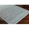 thumbnail image 4 of Mark&Day Outdoor Rugs, 3x10 Elodie Global Indoor/Outdoor Aqua Runner Area Rug, Non Shedding Blue White Taupe Carpet for Patio, Porch, Deck, Bedroom, Living Room or Kitchen (2'7" x 10' Runner), 4 of 9