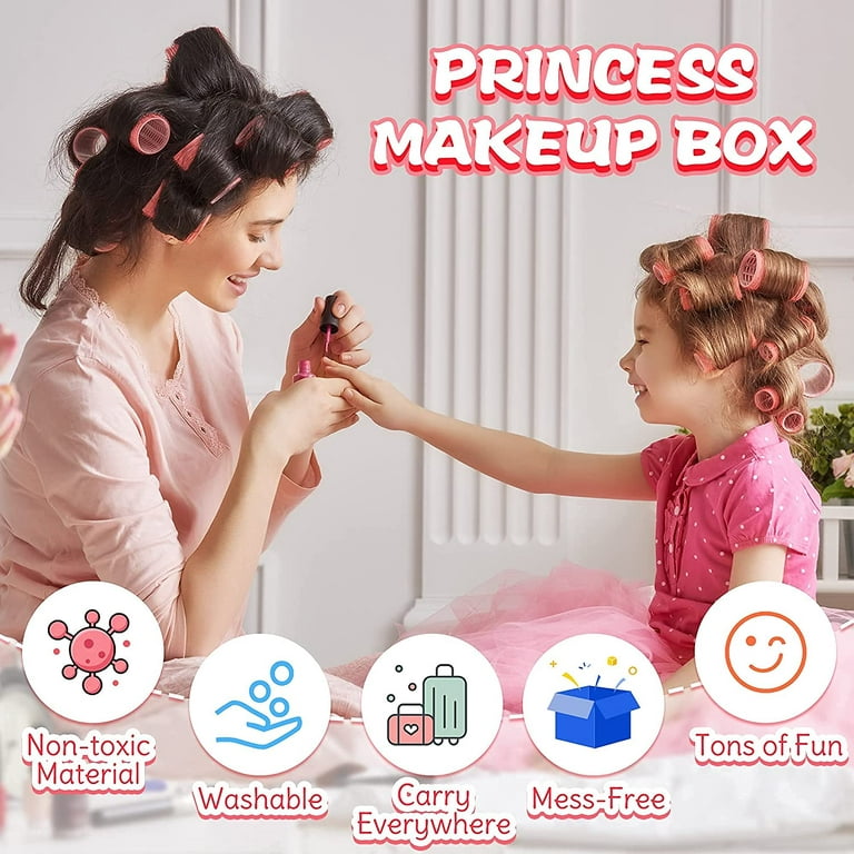 Kids Makeup Toys Girls Games Baby Cosmetics Pretend Play Set Hairdressing  Make Up Beauty Toy For Girl Developing Game Toy - 18 pcs