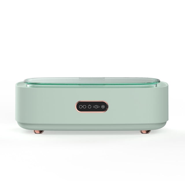 Nuevo Limpiador ultrasónico, Mini limpiador ultrasónico de joyas, gafas para dentaduras postizas, limpiador de monedas, color verde Rojo Verde Cocina, Decoración y Otros