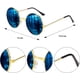 thumbnail image 2 of Conjunto de disfraz hippie peluca afro funky gafas de sol collar con signo de la paz para fiesta temática de los años 50/60/70 (negro) Sincero Electrónica, 2 of 5
