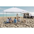 thumbnail image 5 of Gazebos, Pop Up Canopy Tent, 10x 10 Sun Shelter, Party Shade Event Tent, Sunshade Portable UPF 50+ with Roller Carry Bag, Steel Frame Umbrella Outdoor, Pool, Garden (No Sidewall), 5 of 8