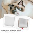 thumbnail image 4 of Cat Door, Durable Easy Installation Slip  2 Way White Dog Door  for Kitten for Interior, 4 of 8