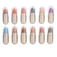 thumbnail image 2 of Juego De Sombras De Ojos En Cápsula, Paleta De Sombras De Ojos En Cápsulas De Alta Pigmentación, Brillo, Portátil, 12 Colores, Apilable, De Larga Duración, Mini Para, 2 of 7