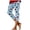 Light Blue, variant on 4th of July Leggings for Women USA Patriotic American Flag 3D Graphic Capri High Waisted Lightweight Stretch Workout Capris