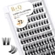 thumbnail image 1 of Lash Clusters B02 D Curl 0.630 in Extensiones de pestañas DIY 72 grupos de pestañas B&Q LASH Mega Volumen Pestañas individuales Extensiones de grupos de pestañas Wispy Individual Lashes Cluster DIY en, 1 of 4