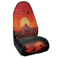 thumbnail image 2 of XYZCANDO Sunset Deer Universal Car Seat Cover Easy to Clean Car Seat Towel Cover, Non-Slip, Suitable for Van Automotive, Fit for Vans Sedan Trucks, 2 of 7