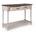 thumbnail image 2 of ClickDecor Baker Console Table Antique White, 2 of 16