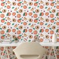 thumbnail image 2 of Ambesonne Peach Peel & Stick Wallpaper for Home, Minimal Leaves and Fruits, 13"x36", Salmon Pastel Pink and Taupe, 2 of 5