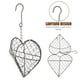 thumbnail image 4 of Cesta colgante de flores con forma de corazón, árboles enanos en maceta, macetero de pared planchado clásico, estante para maceta, decoración del hogar, estante para plantas de pared, 4 of 5