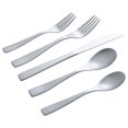thumbnail image 2 of Hometrends 20-Piece Forged Flatware Set, Silver, Service for 4 Adults, 2 of 16