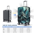 thumbnail image 5 of Octopus Kraken Monster Ocean Art Luggage Cover Elastic Stretch Travel Suitcase Protector Anti-Scratch 25"-28", 5 of 7