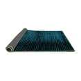 thumbnail image 2 of Ahgly Company Indoor Square Abstract Turquoise Blue Modern Area Rugs, 4' Square, 2 of 4