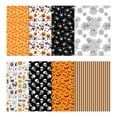 thumbnail image 2 of Soimoi 8 Pc Fat Quarter Bundle,HalloweenPrint 18"x 22"DIY Patchwork-100% CottonPre-Cut Quilting Fabric Orange & Black, 2 of 7