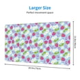 thumbnail image 2 of Salouo Strawberry And Flowers Print Large Mouse Pad,Extended Mat Desk Pad, 3mm Thick Mice Pad Desk Mat Big Desk Pad for Work, Game, Office, Home -16 x 29.5in, 2 of 8