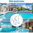 thumbnail image 7 of M optimized Pool Rail 30" x 30" 304 Stainless Steel 350LBS Load Capacity Silver Rustproof Pool Handrail for Swimming Pool with Blue Grip Cover & Accessories, 7 of 7