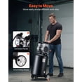 thumbnail image 4 of VEVOR Compresseur d'Air de 20 Gallons, 2 Hp 4,5 CFM à 90 Psi, Réservoir de Compresseur d'Air Sans Huile à Pression Max 125 Psi, Portable sur Roues pour Réparation Automobile, 4 of 9
