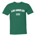 thumbnail image 1 of PleaseMeTees™ Mens Los Angeles 213 L.A. Area Code Distressed HQ Tee, 1 of 1