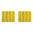 thumbnail image 1 of 8 Pcs/lot Tapis de Remplacement pour Planche de Surf avec Adhésif (Jaune), 1 of 5