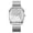B, variant on Faceted Quartz Watch - Stainless Steel Pointer Wristwatch for Unisex Daily Business Use