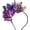 Purple, variant on Vorkoi Butterfly Headbands Fascinators Hat Women Butterfly Costume Crown Headpiece for Women and Girls